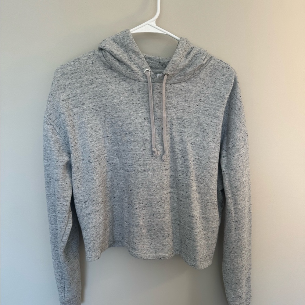 H&M Gray Cropped Hoodie